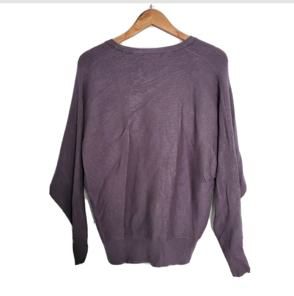 NWT T Tahari Dolman Sleeve Gray Cardigan Sweater - Picture 3 of 5
